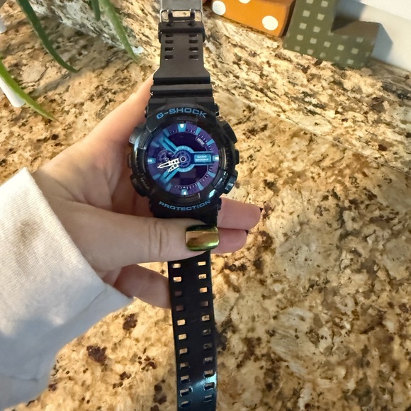 G-Shock Black and Blue Digital Watch - Picture 4 of 4
